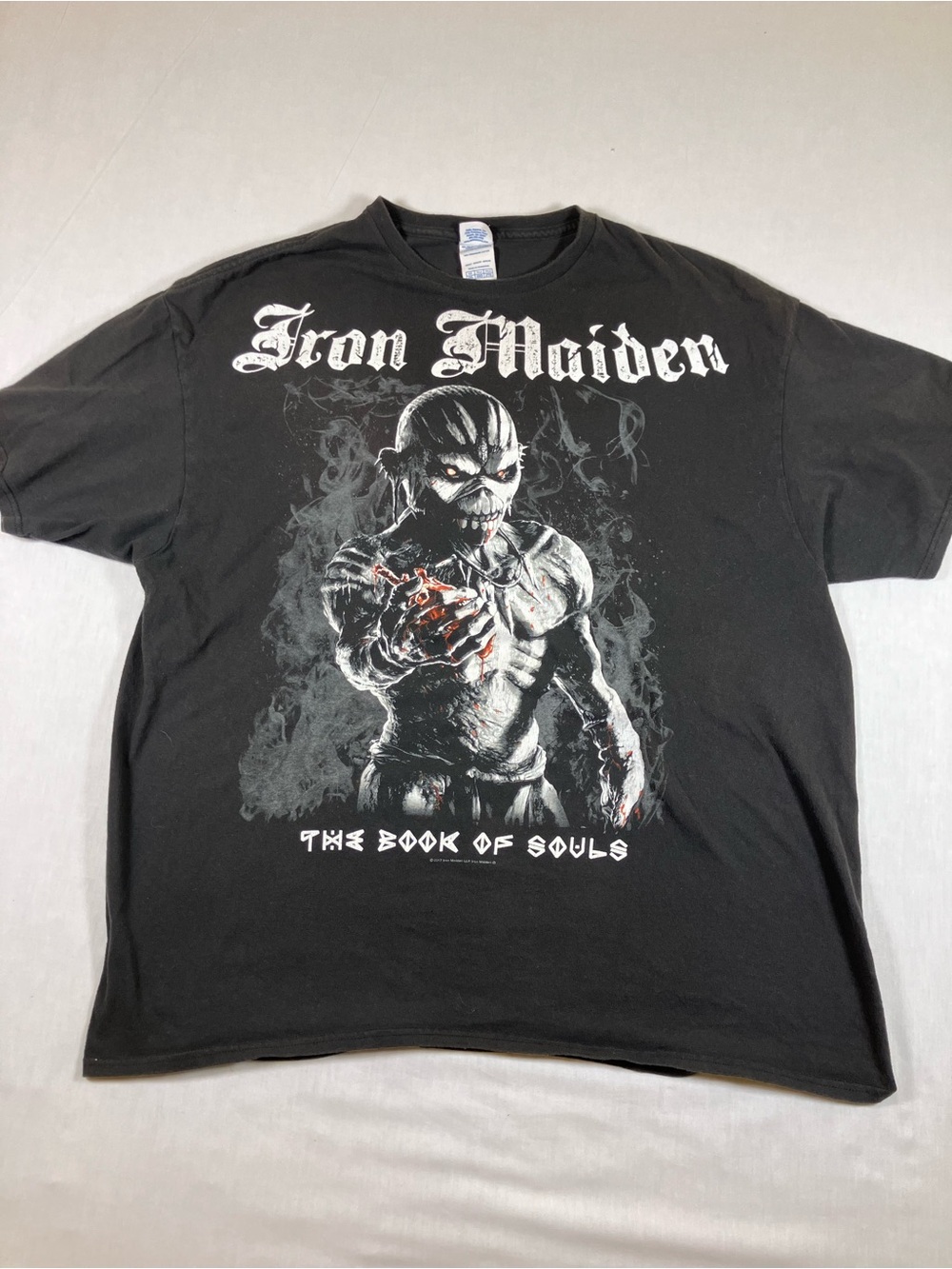 Delta Black Iron Maiden 'The Book of Souls' Graphic Tee